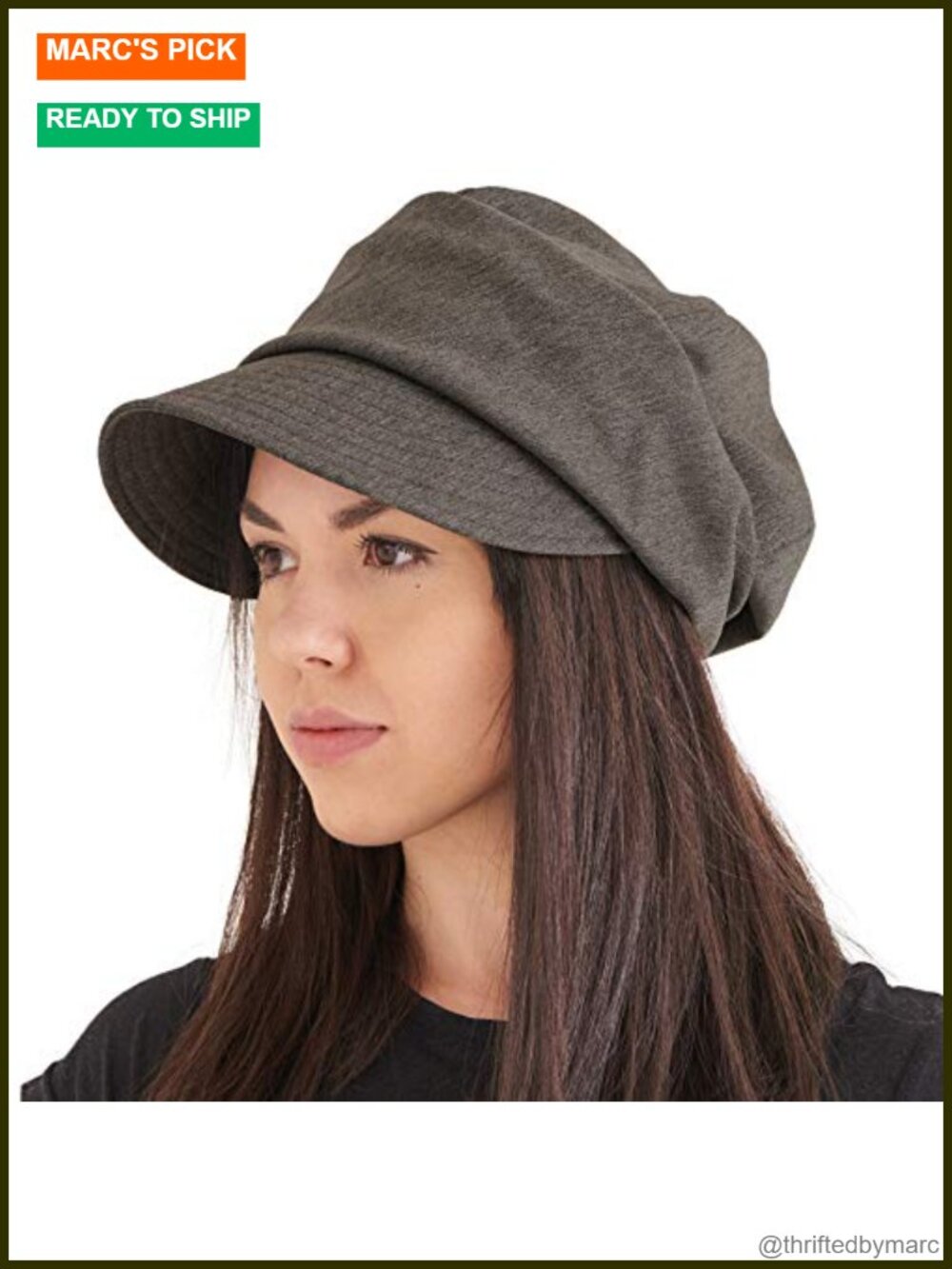 Organic Cotton Newsboy Cap Winter Flat Hat Unisex Retro Osaka Style